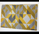 Load image into Gallery viewer, Yellow and Grey Trigonometry: Large Cushion
