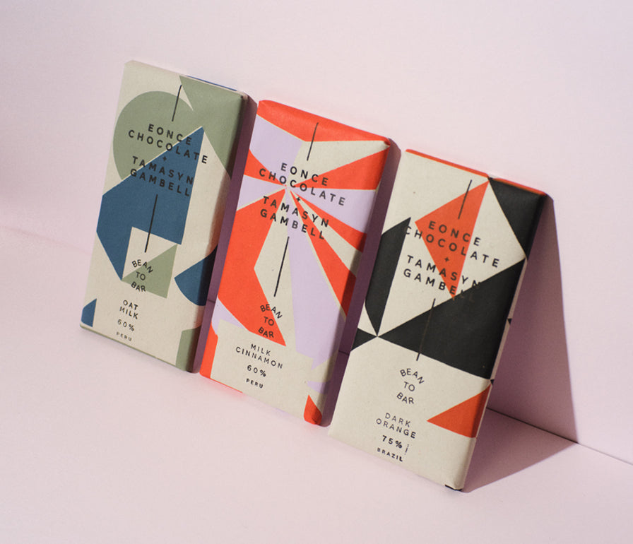 Oatmilk Chocolate bar in collaboration with Eonce Bean to Bar