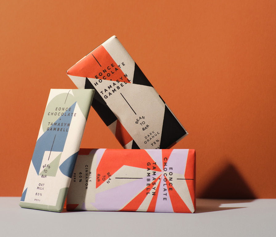 Milk/ Cinnamon Chocolate bar in collaboration with Eonce Bean to Bar