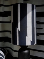 Load image into Gallery viewer, NEW Lightning Bolt: Slate Print on white denim
