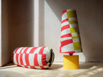 Load image into Gallery viewer, Fragments: Tall Cone in Cherry Red, Lime and Forest Green
