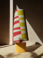 Load image into Gallery viewer, Fragments: Tall Cone in Cherry Red, Lime and Forest Green
