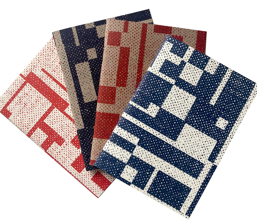 Maze A6 notebooks: set of 4