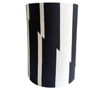 Load image into Gallery viewer, Lightning bolt: Vintage cream linen with Slate print
