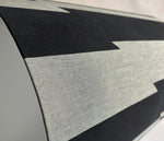 Load image into Gallery viewer, Lightning bolt: Blue denim with Slate print
