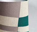 Load image into Gallery viewer, Fragments: Tall Cone in Dirty Lilac, Blue/grey and Teal
