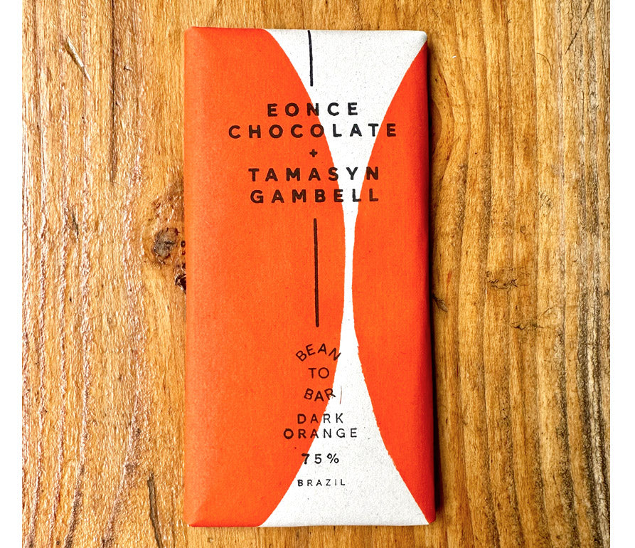 Dark/ Orange Chocolate bar in collaboration with Eonce Bean to Bar