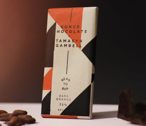 Dark/ Orange Chocolate bar in collaboration with Eonce Bean to Bar