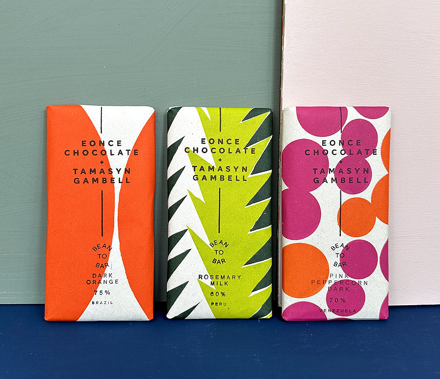 Milk/ Rosemary Chocolate bar in collaboration with Eonce Bean to Bar