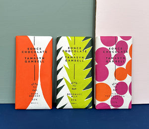 Milk/ Rosemary Chocolate bar in collaboration with Eonce Bean to Bar