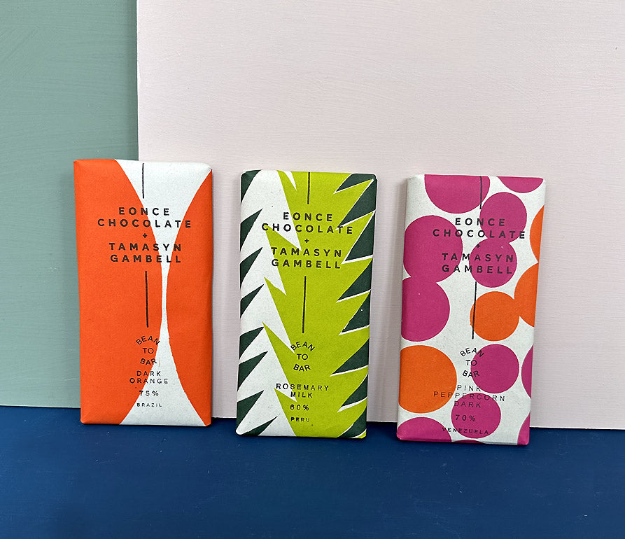 Dark/ Orange Chocolate bar in collaboration with Eonce Bean to Bar