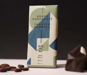 Oatmilk Chocolate bar in collaboration with Eonce Bean to Bar