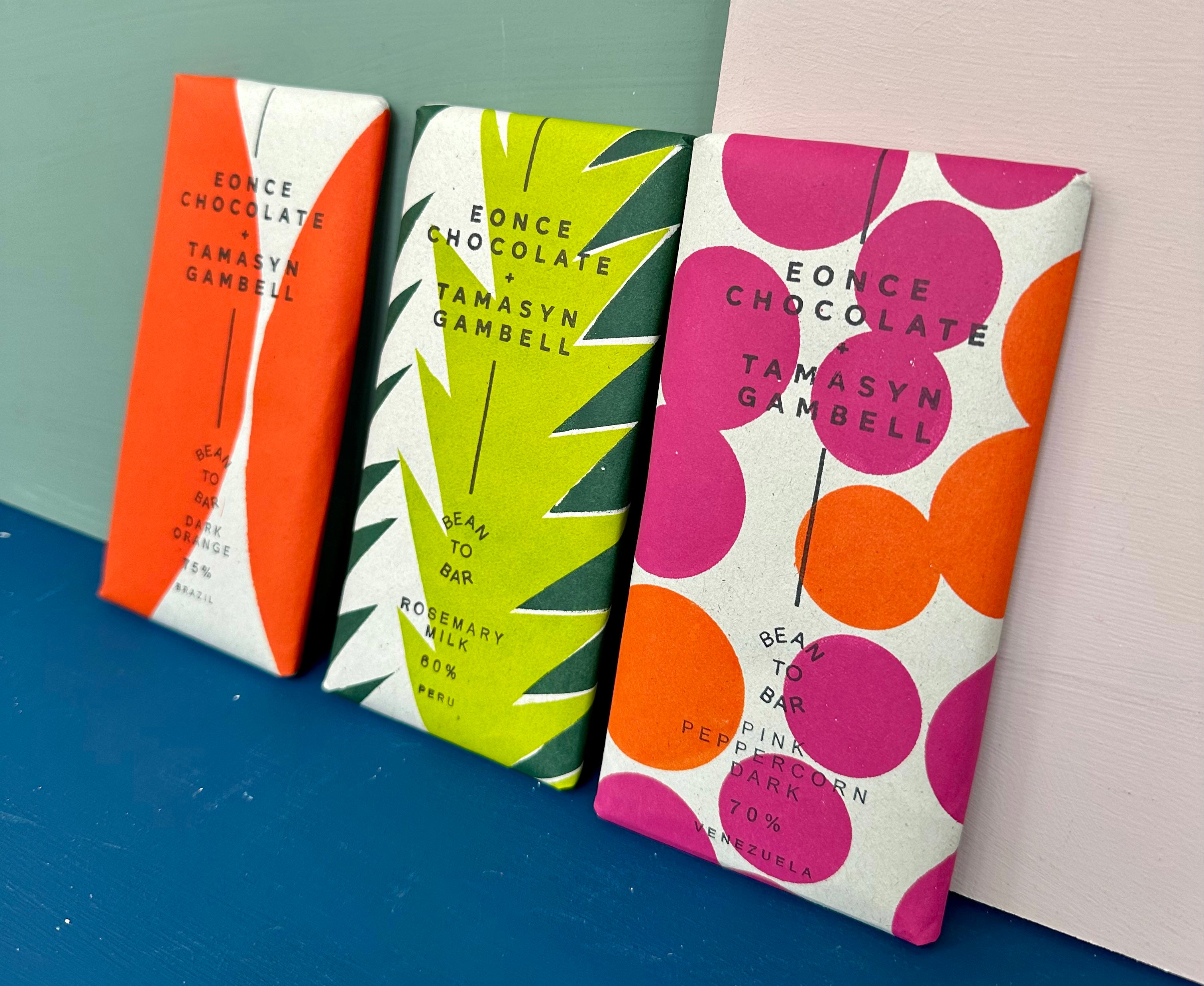 Collection of 3 Chocolate bars in collaboration with Eonce Bean to Bar