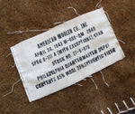 Load image into Gallery viewer, Overprinted Vintage Military Blanket: Deep Pink and Grey Slice Design
