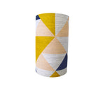 Load image into Gallery viewer, Aztec lampshade: Pink, Blue, Mustard

