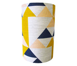 Load image into Gallery viewer, Aztec lampshade: Pink, Blue, Mustard

