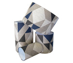 Load image into Gallery viewer, Plane Curve Lampshade: Blue, Grey, Charcol
