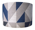 Load image into Gallery viewer, Plane Curve Lampshade: Blue, Grey, Charcol
