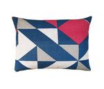 Load image into Gallery viewer, Plane Curve Cushion: Pink, Grey, Blue
