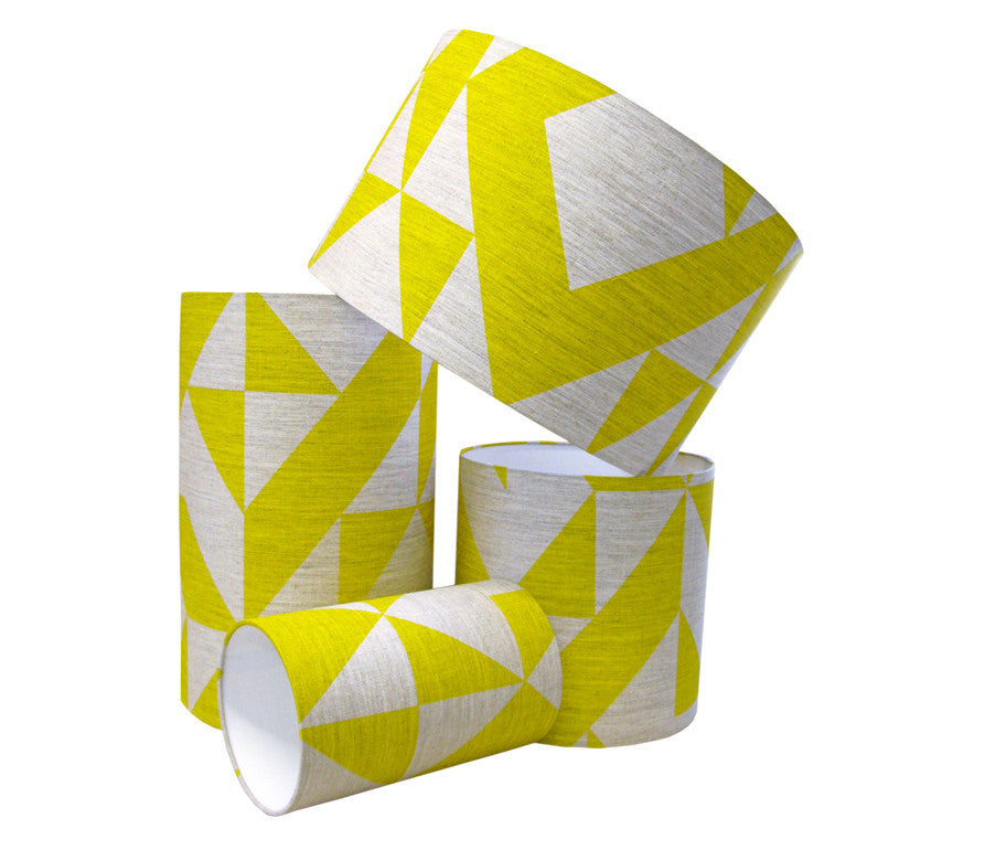 Angle lampshade: Yellow
