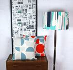 Load image into Gallery viewer, Radius Cushion: Taupe, Teal
