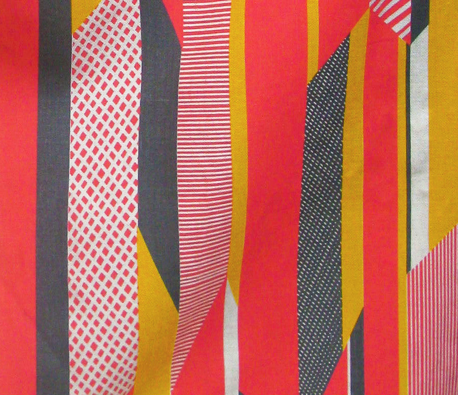Textured Stripe: Pink, Grey, Yellow
