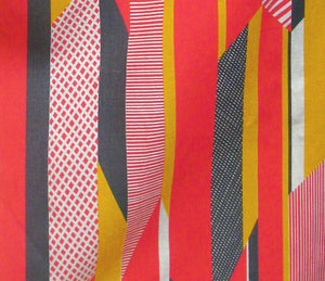 Textured Stripe: Pink, Grey, Yellow