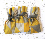Load image into Gallery viewer, Trigonometry Lavender Bag: Yellow, Grey
