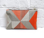 Load image into Gallery viewer, Trigonometry pouch: Orange, Grey
