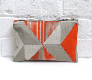 Trigonometry pouch: Orange, Grey