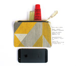 Load image into Gallery viewer, Trigonometry pouch: Yellow, Grey
