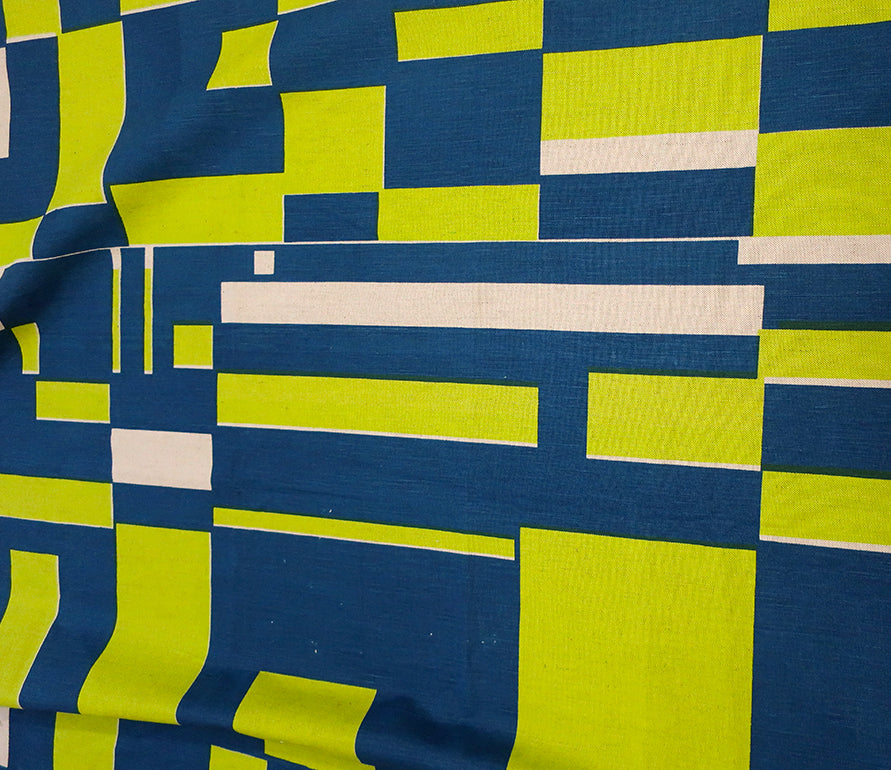 Lattice: Blue, Vibrant green
