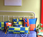Load image into Gallery viewer, Lattice: Blue, Vibrant green
