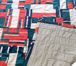 Load image into Gallery viewer, Block patchwork quilt
