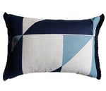 Load image into Gallery viewer, Pennon cushion: Navy, Blue, Slate
