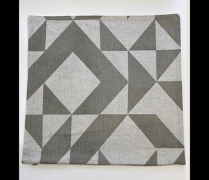 Angle. Grey: Medium cushion cover