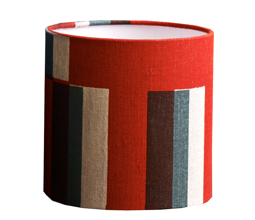 Kasbar Lampshade: Red and Green