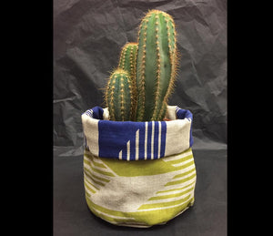 Optic soft pot: Blue, Sage