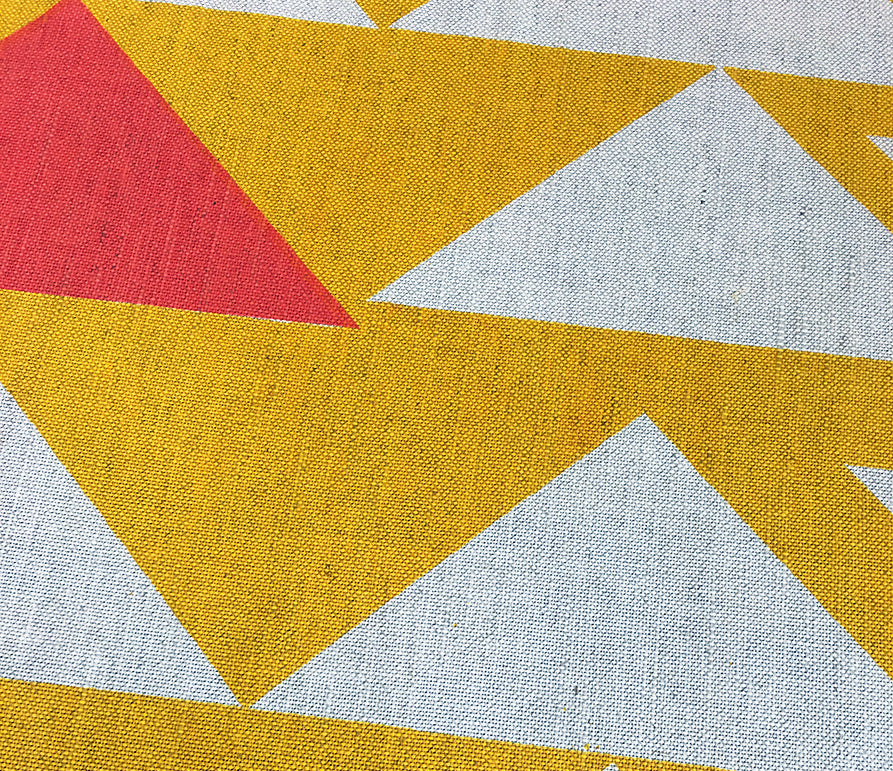 Piecework: Yellow, Burnt Pink