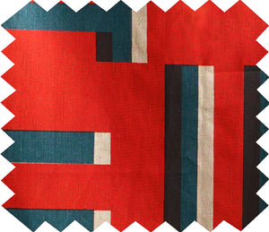 Kasbar Swatch: Red and Green