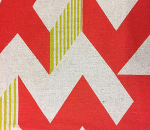 Zig Zag: Red, Lime