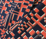 Load image into Gallery viewer, Maze: Navy, Burnt Pink
