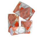 Load image into Gallery viewer, Trigonometry Lampshade: Orange, Grey
