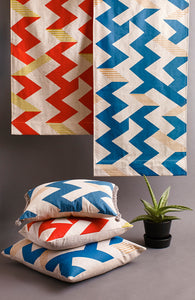 Zig Zag: Red, Lime